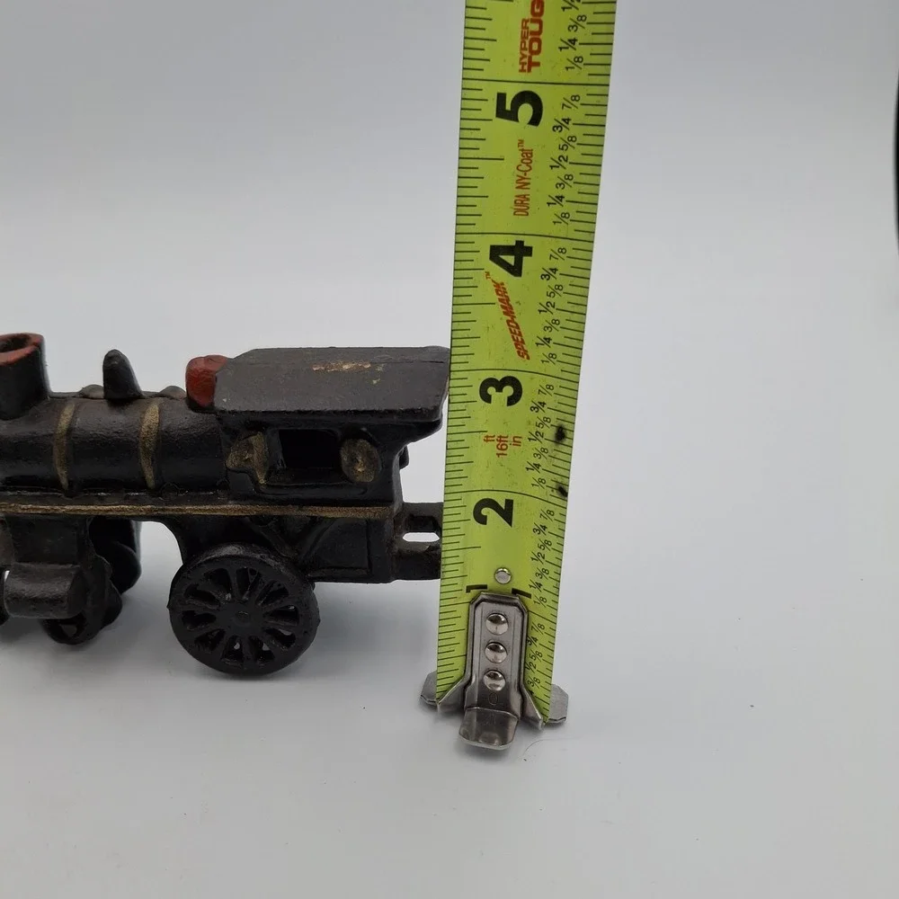 Vintage Cast Iron Train Locomotive Engine 3